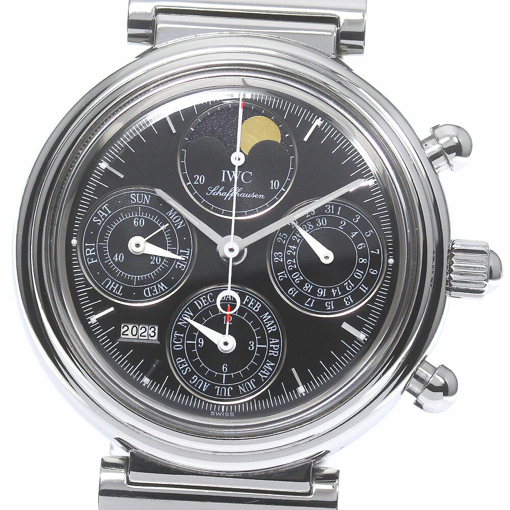 訳あり IWC IWC SCHAFFHAUSEN IW375030 ダヴィンチ パーペチュアルカレンダー クロノグラフ 自動巻き メンズ _780236【中古】