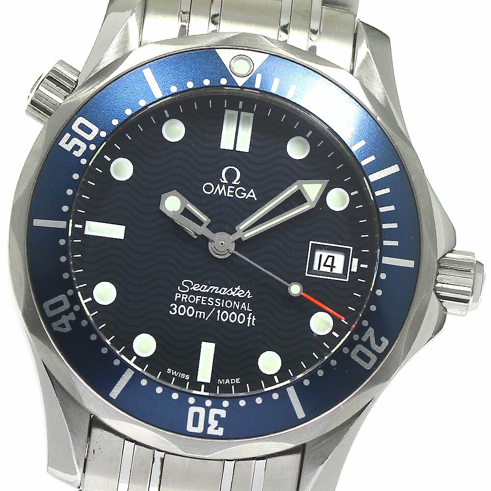 オメガ OMEGA 2561.80 シーマスター300 プロフェッショナル デイト クォーツ ボーイ ...