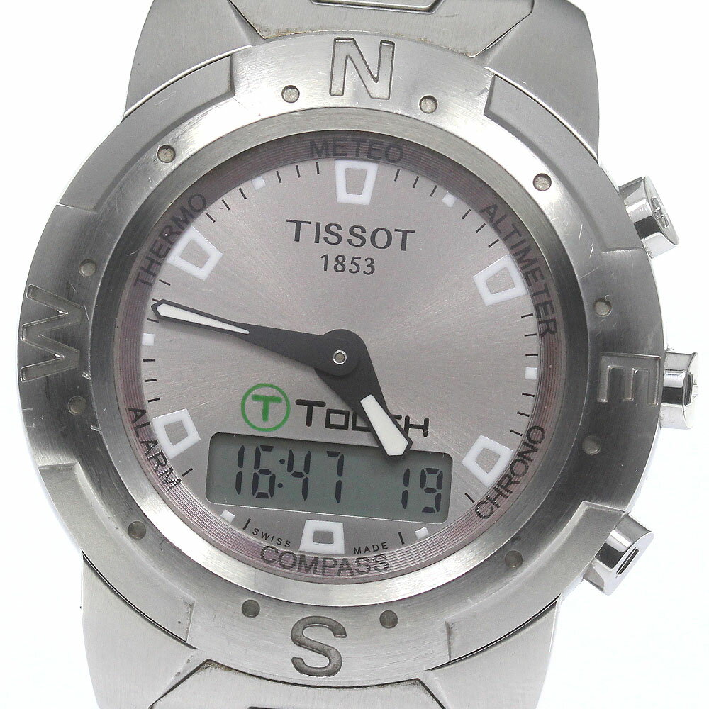 ティソ TISSOT Z251/351 Tタッチ クロノグラフ クォーツ メンズ _791174【中古】