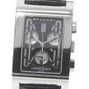 ブルガリ BVLGARI RTC49S レッタンゴロ クロノグラフ デイト クォーツ メンズ 保証書付き_790713【中古】