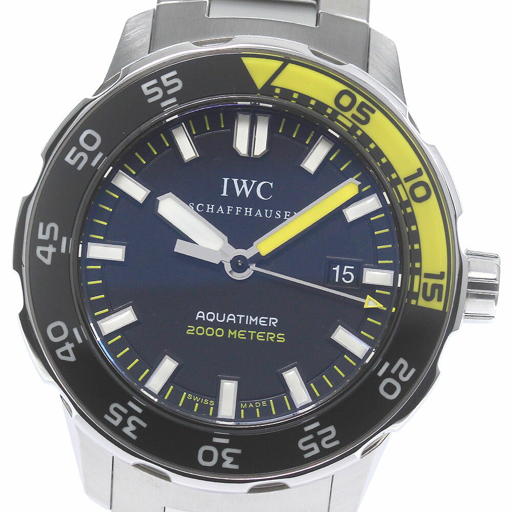 IWC SCHAFFHAUSEN IW356801 アクアタイマー 2000 デイト 自動巻き メンズ _762101【中古】