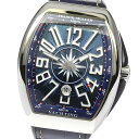 フランクミュラー FRANCK MULLER V45SCDT ヴァンガード ヨッティング デイト 自動巻き メンズ 箱付き_792632【中古】