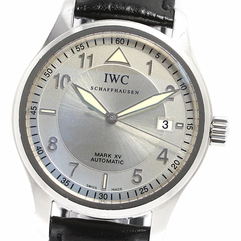 IWC SCHAFFHAUSEN IW325313 スピットファイヤー マークXV デイト 自動巻き メンズ 良品 _793114【中古】