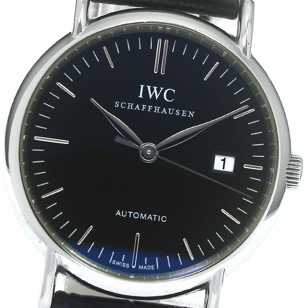 IWC IWC SCHAFFHAUSEN IW356305 ポートフィノ デイト 自動巻き メンズ  ...