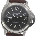 パネライ PANERAI PAM00061 ルミノール マリーナ スモールセコンド 手巻き メンズ 箱 保証書付き_794491【中古】