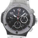 ウブロ HUBLOT 301.SX.130.RX.114 ビッグバン ダイヤベゼル 自動巻き メンズ 保証書付き_751610【中古】