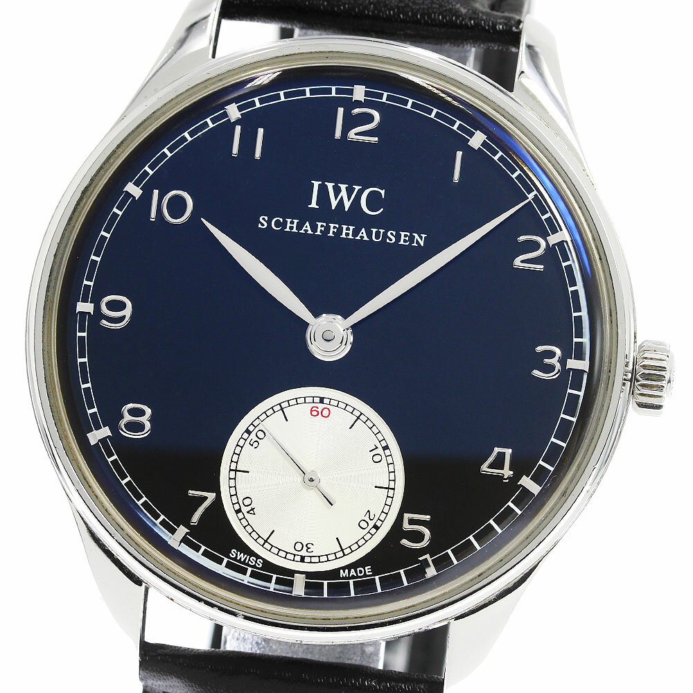 IWC IWC SCHAFFHAUSEN IW545404 ポルトギーゼ クロノグラフ 手巻き メン ...