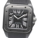 カルティエ CARTIER W2020010 サントス100 LM 自動巻き メンズ _794935 ...