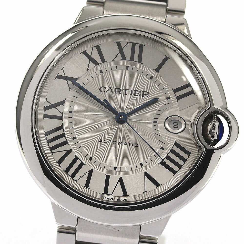 カルティエ CARTIER W69012Z4 バロンブルーLM デイト 自動巻き メンズ 良品 _795103【中古】