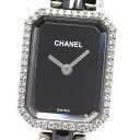 シャネル CHANEL H2163 プルミエール ダイヤベゼル クォーツ レディース 保証書付き_793587【中古】