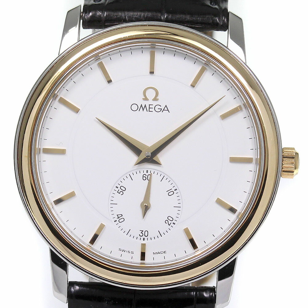 オメガ OMEGA 4720.21.01 デビル プレステージ YGベゼル 手巻き メンズ _797583【中古】