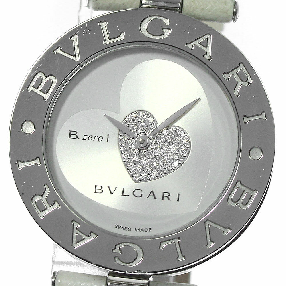 ブルガリ BVLGARI BZ35S B-zero1 ダブルハート ダイヤモンド クォーツ レディース _798881【中古】