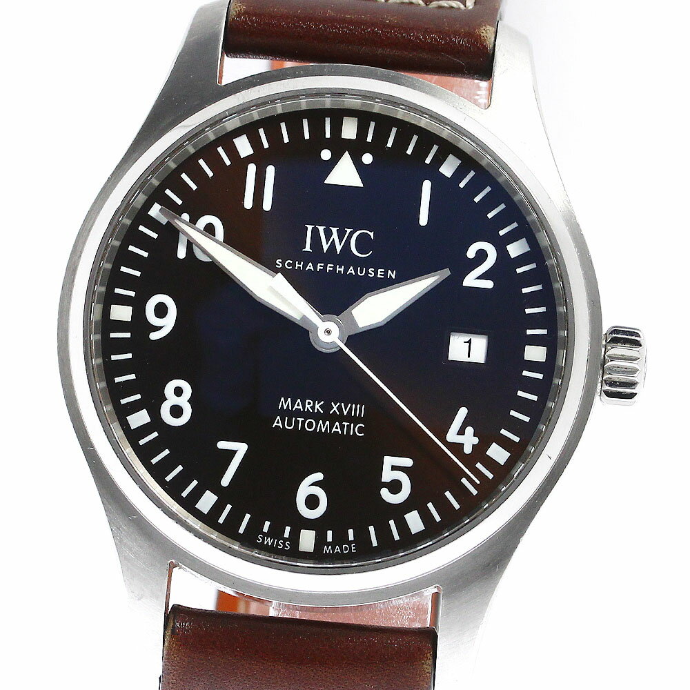 IWC IWC SCHAFFHAUSEN IW327003 パイロット・ウォッチ・マーク XVIII アントワーヌ・ド・サンテグジュペリ 自動巻 メンズ 保証書付_798849【中古】