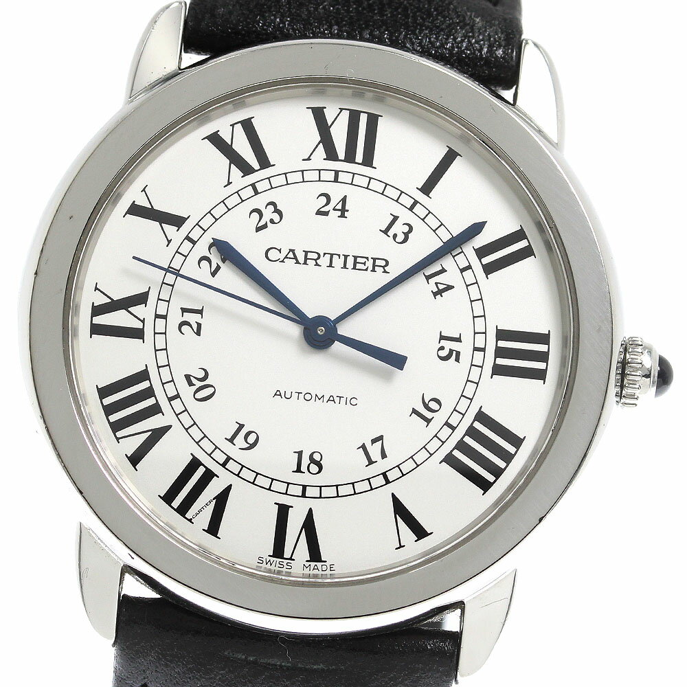 カルティエ CARTIER WSRN0021 ロンドソロ ドゥ カルティエ 36mm 自動巻き メンズ _799447【中古】