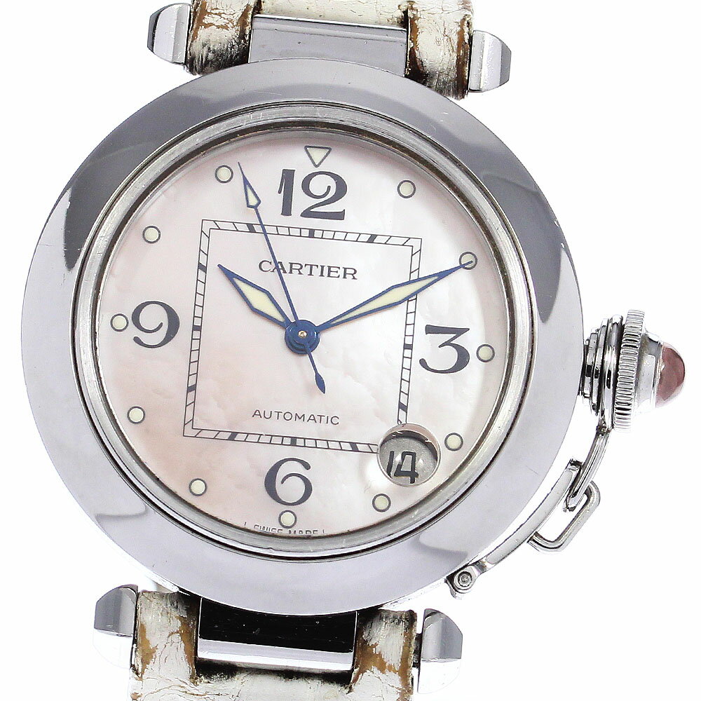 カルティエ CARTIER W3106499 パシャC X'mas限定 2003年 デイト 自動巻き レディース _799979【中古】