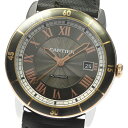 カルティエ CARTIER W2RN0005 クロワジエール デイト 自動巻き メンズ _800047【中古】