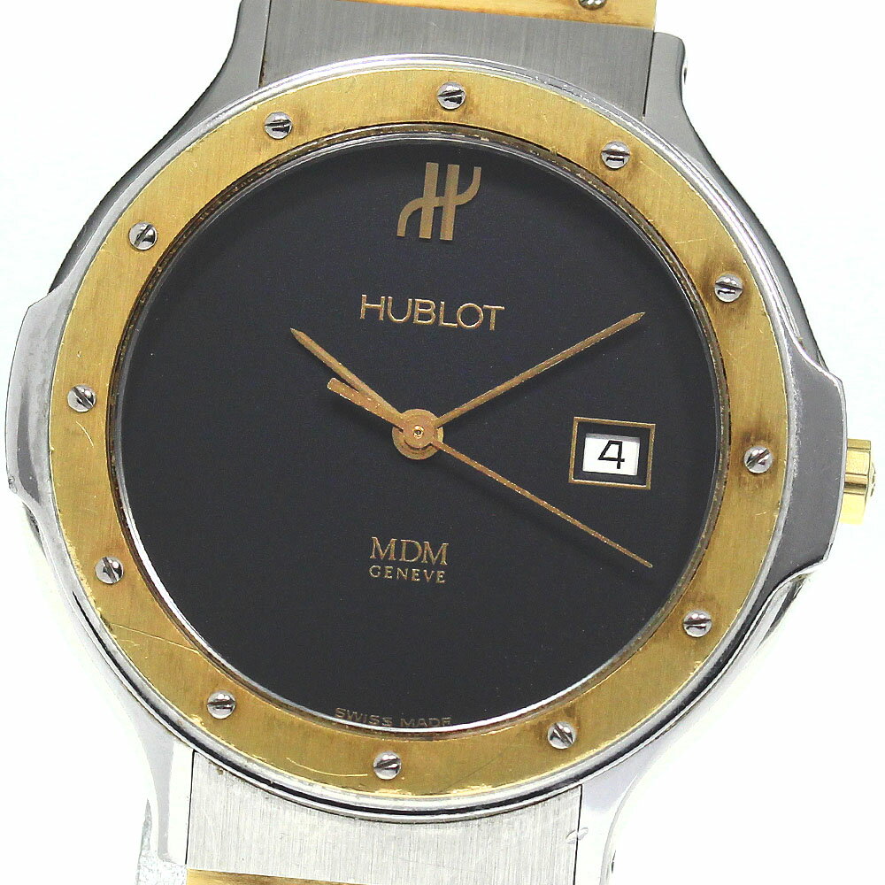 ウブロ HUBLOT 1401.2 MDM デイト クォーツ ボーイズ _800099【中古】