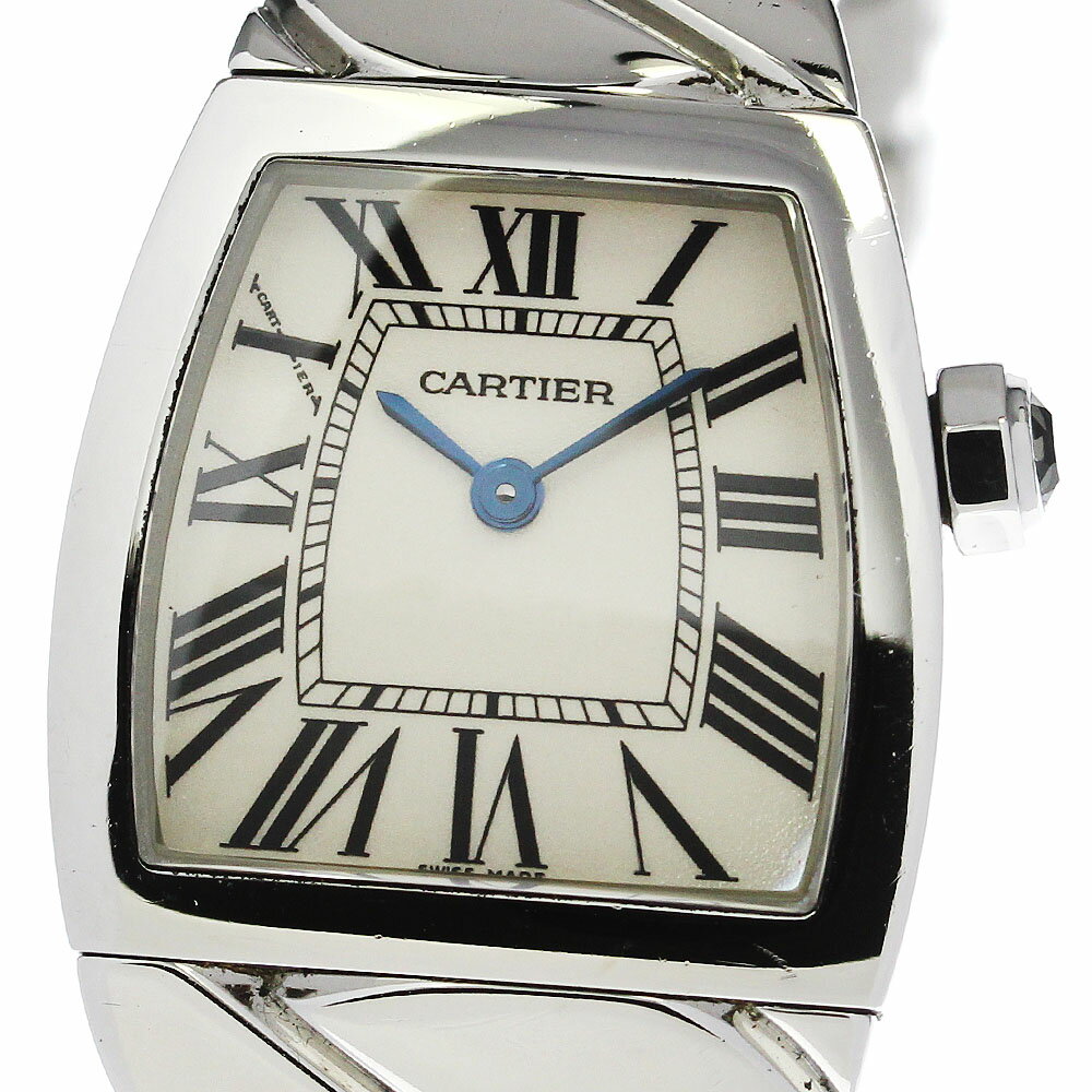 カルティエ CARTIER W660012I ラドーニャ SM クォーツ レディース 保証書付き_793676【中古】