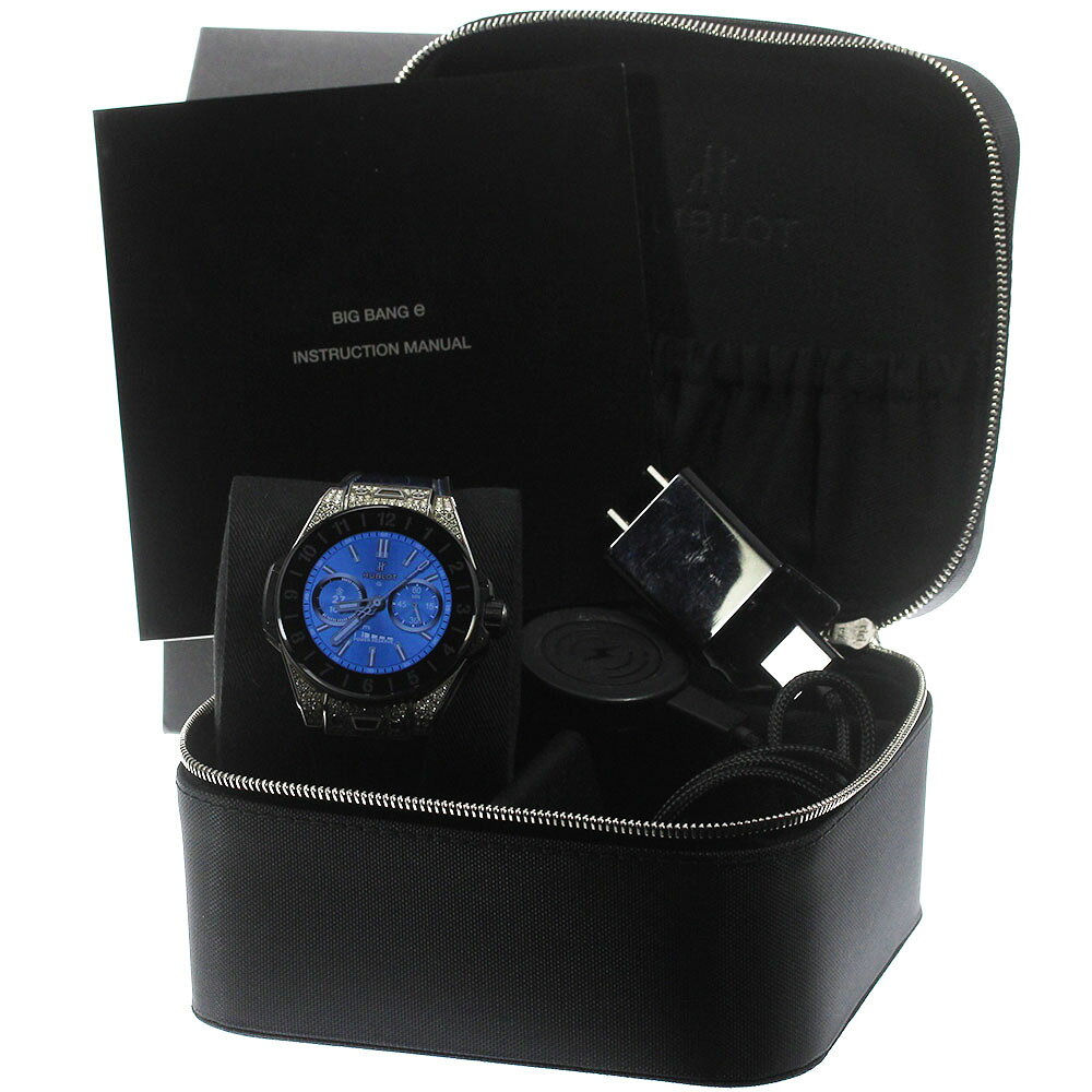 ウブロ HUBLOT 440.NX.1106.RX.1704 ビッグバンe チタニウム ラグダイヤ クォーツ ...