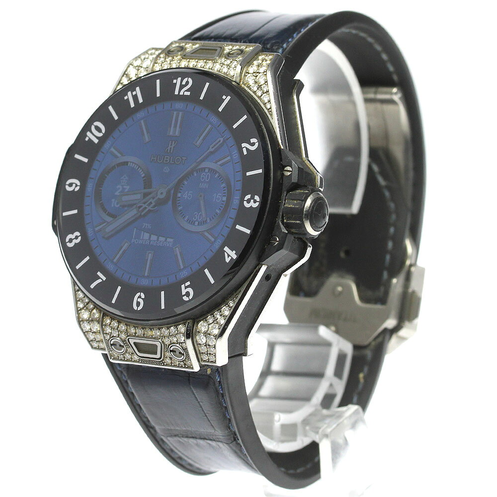 ウブロ HUBLOT 440.NX.1106.RX.1704 ビッグバンe チタニウム ラグダイヤ クォーツ ...