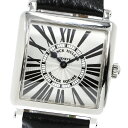 フランクミュラー FRANCK MULLER 6002LQZR マスタースクエア クォーツ レディース 保証書付き_800314【中古】