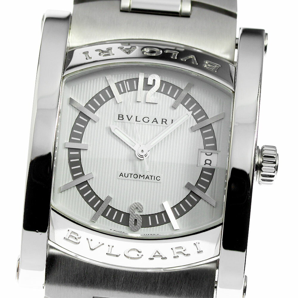 ブルガリ BVLGARI AA44S アショーマ デイト 自動巻き メンズ 良品 _800772【中古】