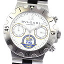 ブルガリ BVLGARI SCB38S ディアゴノ スクーバ FIFA世界限定100周年 クロノグラフ 自動巻き メンズ _779471【中古】