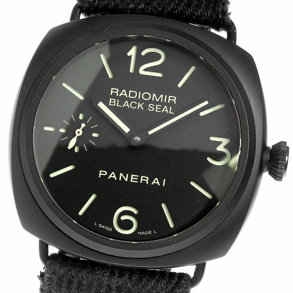 パネライ PANERAI PAM00292 ラジオミール ブラックシール OP6723 手巻き メン ...