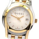 グッチ GUCCI YA055538 Gクラス デイト クォーツ レディース 内箱・保証書付き_803175【中古】