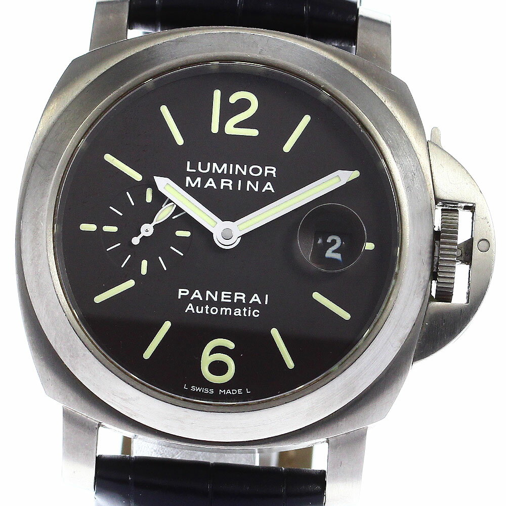 パネライ PANERAI PAM00240 ルミノール マリーナ デイト 自動巻き メンズ _802 ...