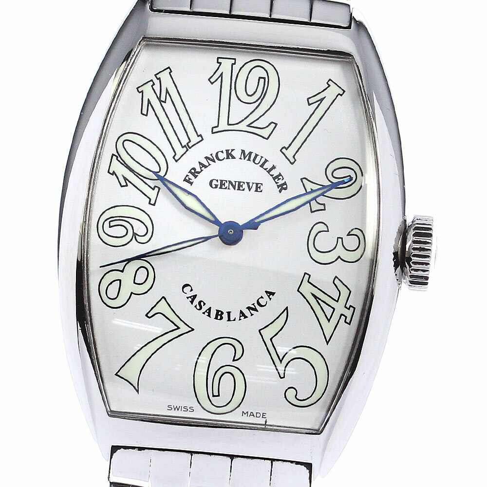 フランクミュラー FRANCK MULLER 5850 カサブランカ 自動巻き メンズ 保証書付き_800528【中古】