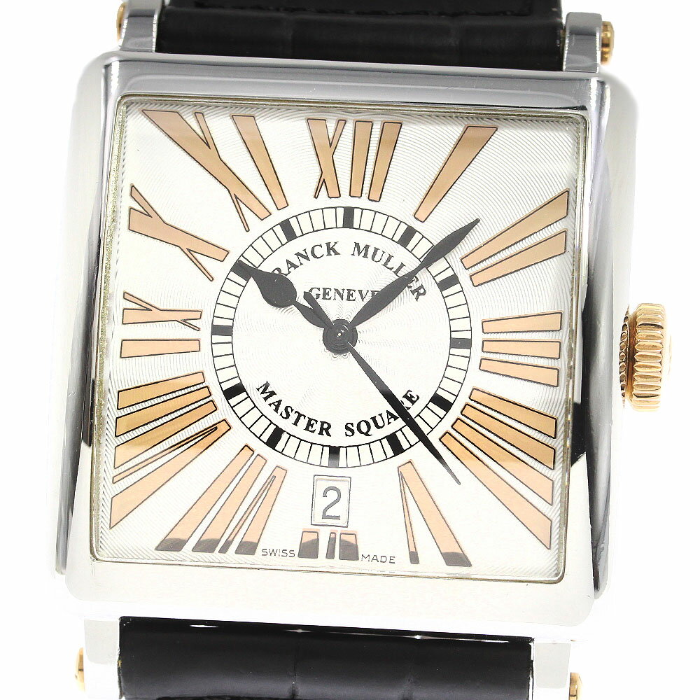 フランクミュラー FRANCK MULLER 6000HSCDTRSTG マスタースクエア レリーフ 自動巻き メンズ _800816【中古】