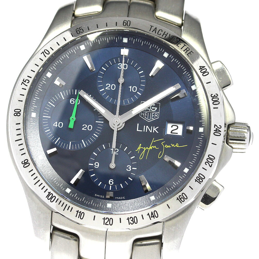 タグホイヤー TAG HEUER CJF2113.BA0576 リンク アイルトン・セナ限定モデル 自動巻き メンズ 良品 保証書付き_803659【中古】