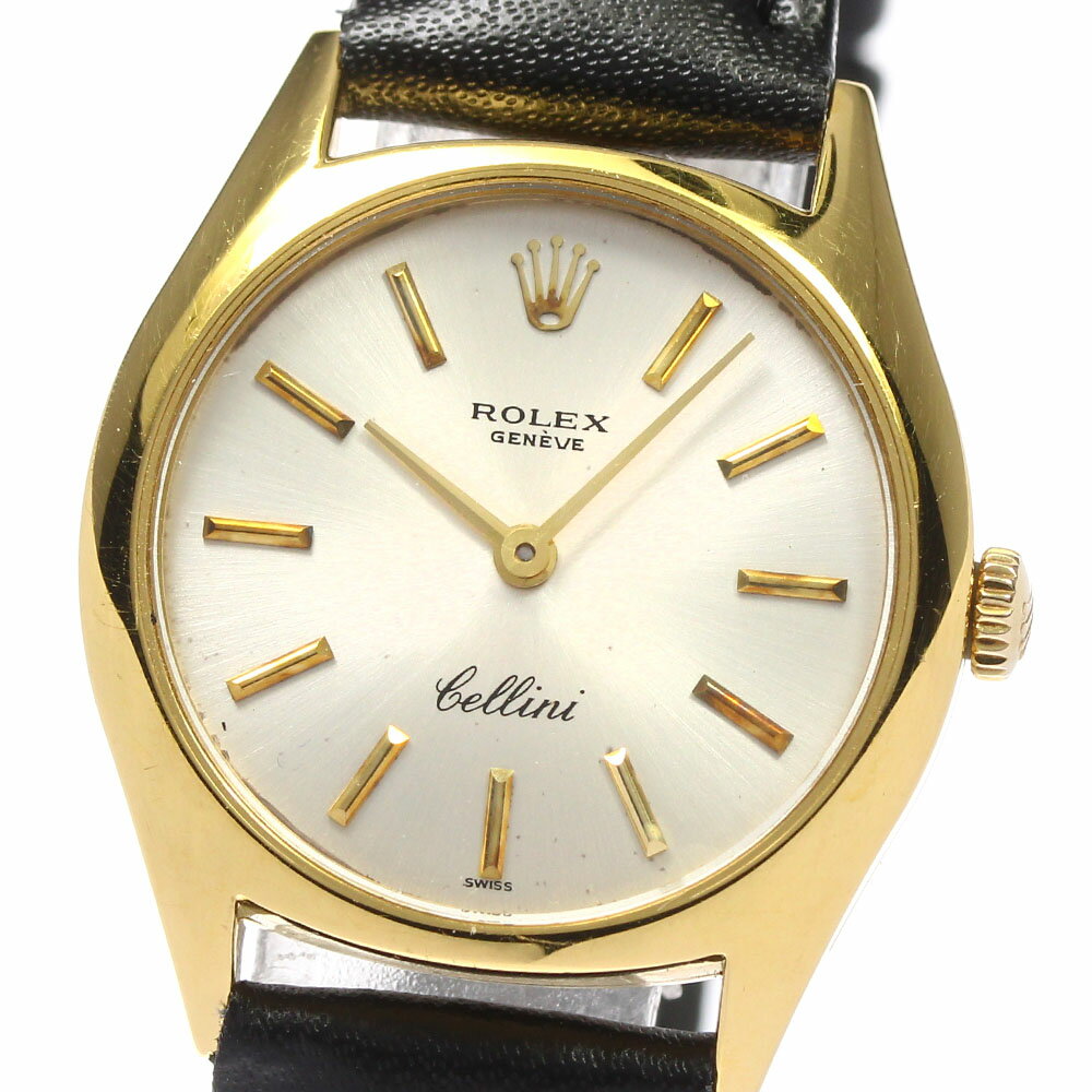 ロレックス ROLEX 3800 チェリーニ K18YG Cal.1600 手巻き レディース _803938【中古】