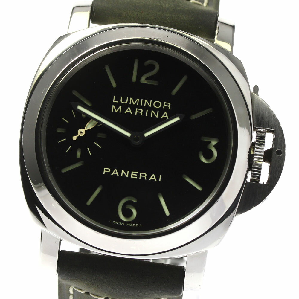 パネライ PANERAI PAM00111 ルミノールマリーナ スモールセコンド 手巻き メンズ 保 ...