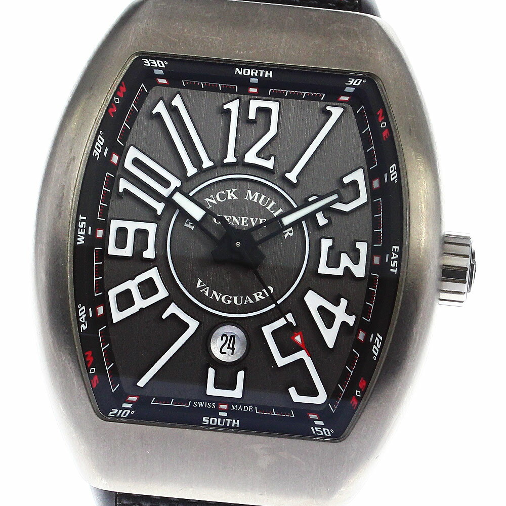 ベルトジャンク フランクミュラー FRANCK MULLER V45SCDT ヴァンガード デイト 自動巻き メンズ _803418【中古】