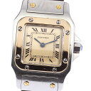 カルティエ CARTIER W20012C4 サントスガルベ SM クォーツ レディース _802365【中古】