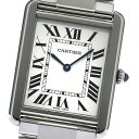 カルティエ CARTIER W5200014 タンクソロ LM クォーツ メンズ 美品 _800372【中古】