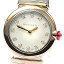 ブルガリ BVLGARI LUP28SG ルチェア K18PGコンビ 12P ダイヤ クォーツ レディース 良品 _801048【中古】