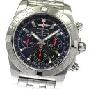 ブライトリング BREITLING AB0111 クロノマット44 デイト 自動巻き メンズ 保証書付き_802187【中古】