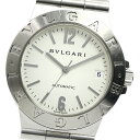 ブルガリ BVLGARI LCV35S ディアゴノ デイト 自動巻き メンズ _805215【中古】