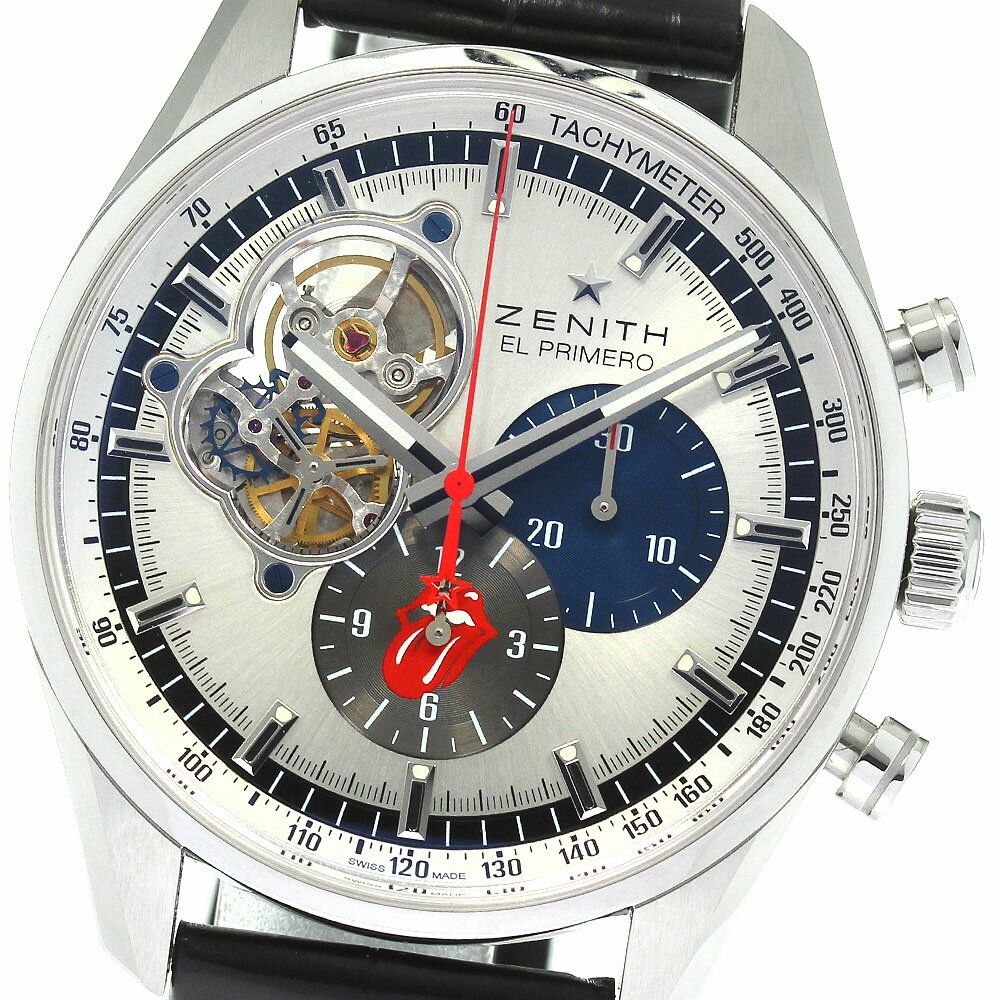 ゼニス ZENITH 03.2048.4061 クロノマスター1969トリビュート トゥ ザ ローリングストーンズ 250本限定 自動巻き 美品 箱・保証書付_805398【中古】