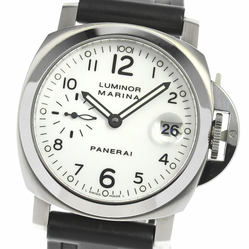 パネライ PANERAI PAM00049 ルミノール マリーナ デイト スモールセコンド 自動巻き ...