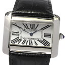 カルティエ CARTIER W6300655 タンクディバンLM クォーツ メンズ _805545【中古】