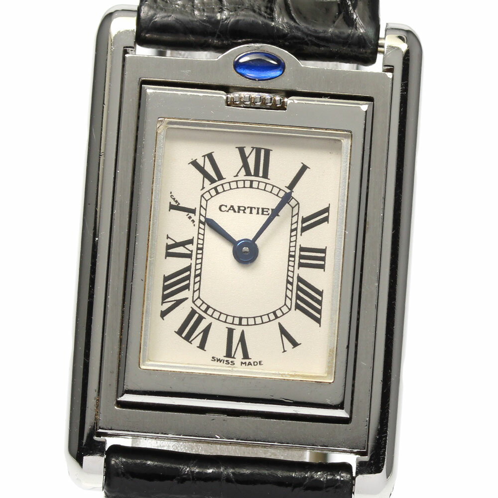 カルティエ CARTIER W1011158 タンクバスキュラント クォーツ レディース _801729【中古】