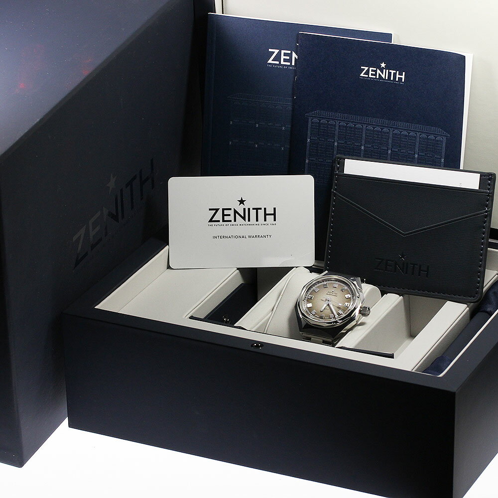 ゼニス ZENITH 03.A3642.670 デファイ リバイバル デイト 自動巻き メンズ 極美品 箱・保証書付き_806410【中古】