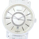 ラドー RADO 218.0065.3 ダイアマスター デイト クォーツ レディース 保証書付き_807770【中古】