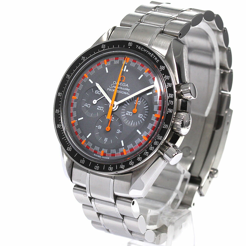 オメガ OMEGA 3570.40 スピードマスター マーク アポロ11号月面着陸35周年記念限定 クロノグラフ 手巻き メンズ _804615【中古】