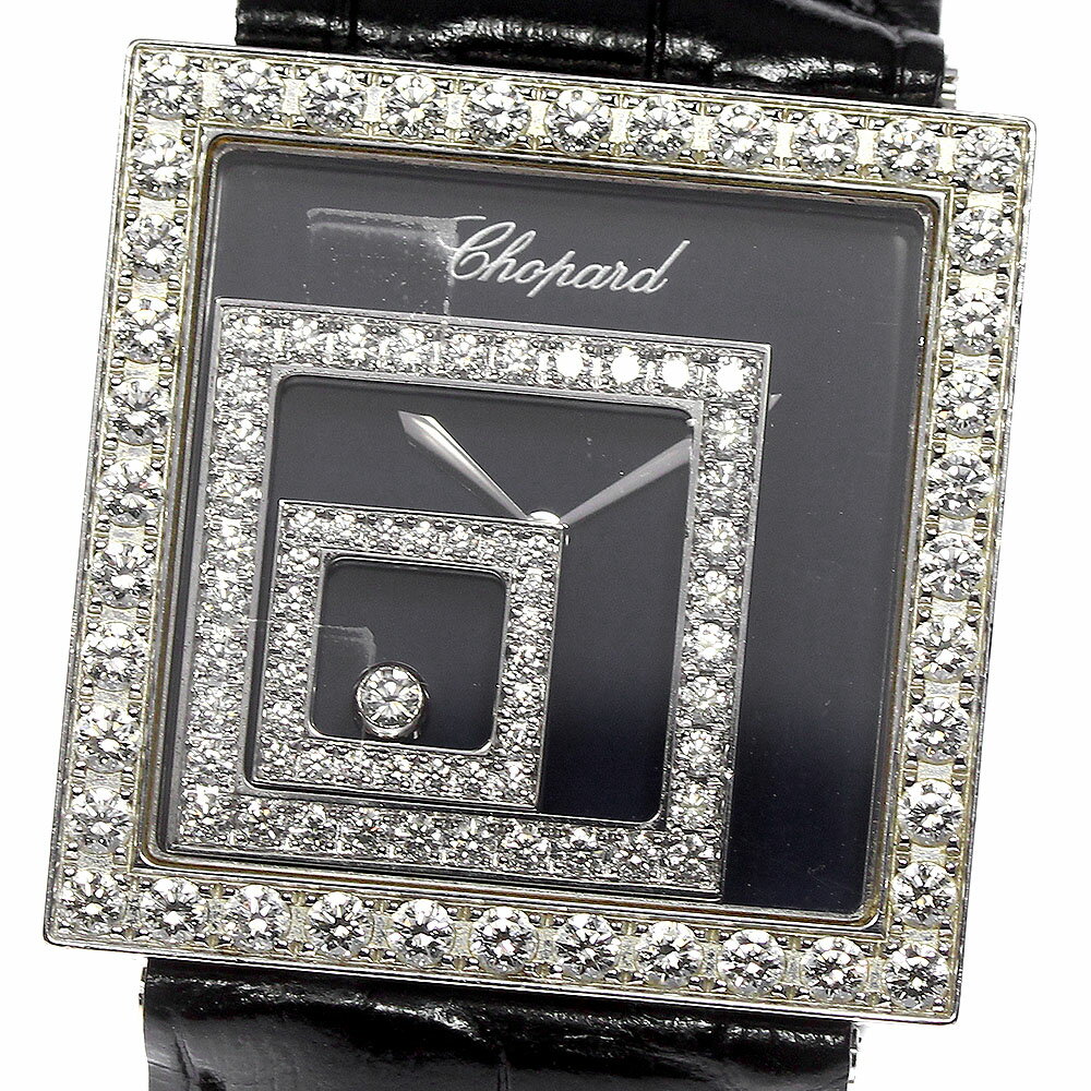 ショパール Chopard 20/7196-20 ハッピー スピリット スクエア ダイヤベゼル K1 ...