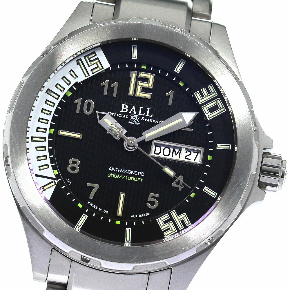 ボール BALL WATCH DM3020A エンジニアマスターII ダイバーIII デイデイト 自動巻き メンズ _805424